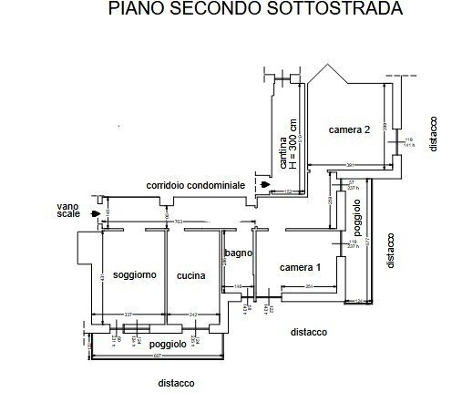 1.jpg - Appartamento all'asta Salita Campasso di San Nicola 54, Genova - planimetria 1