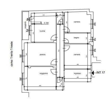 1.jpg - Appartamento Piazza Giacomo Carpaneto 3, Ronco Scrivia - planimetria 1