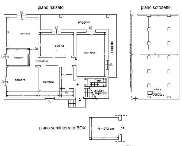 1.jpg - Appartamento Via Balletto 5, Bargagli - planimetria 1