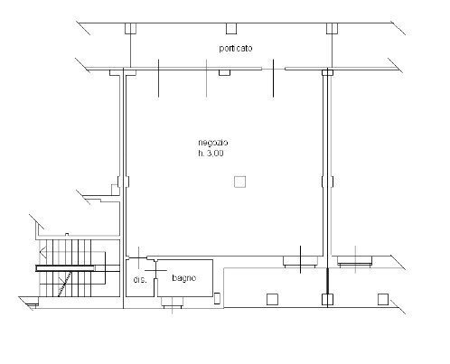 1.jpg - Locale Commerciale Via Antonio Carle snc, Cuneo - planimetria 1