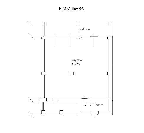 1.jpg - Locale Commerciale Via Antonio Carle snc, Cuneo - planimetria 1