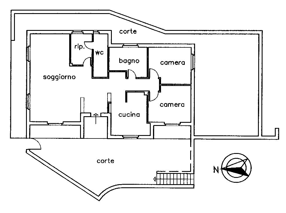 plan.jpg - Villa Via Salvatore Gatti 19, Castiglione Chiavarese - floor plans 1
