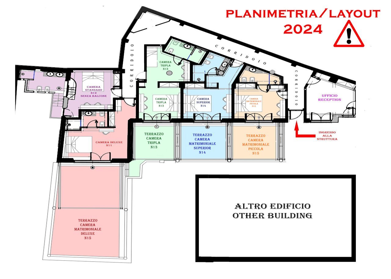 PLANIMETRIA TIBEI ANNO 2024.jpg - Bed & Breakfast Via Padre Semeria 9, Monterosso al Mare - floor plans 1