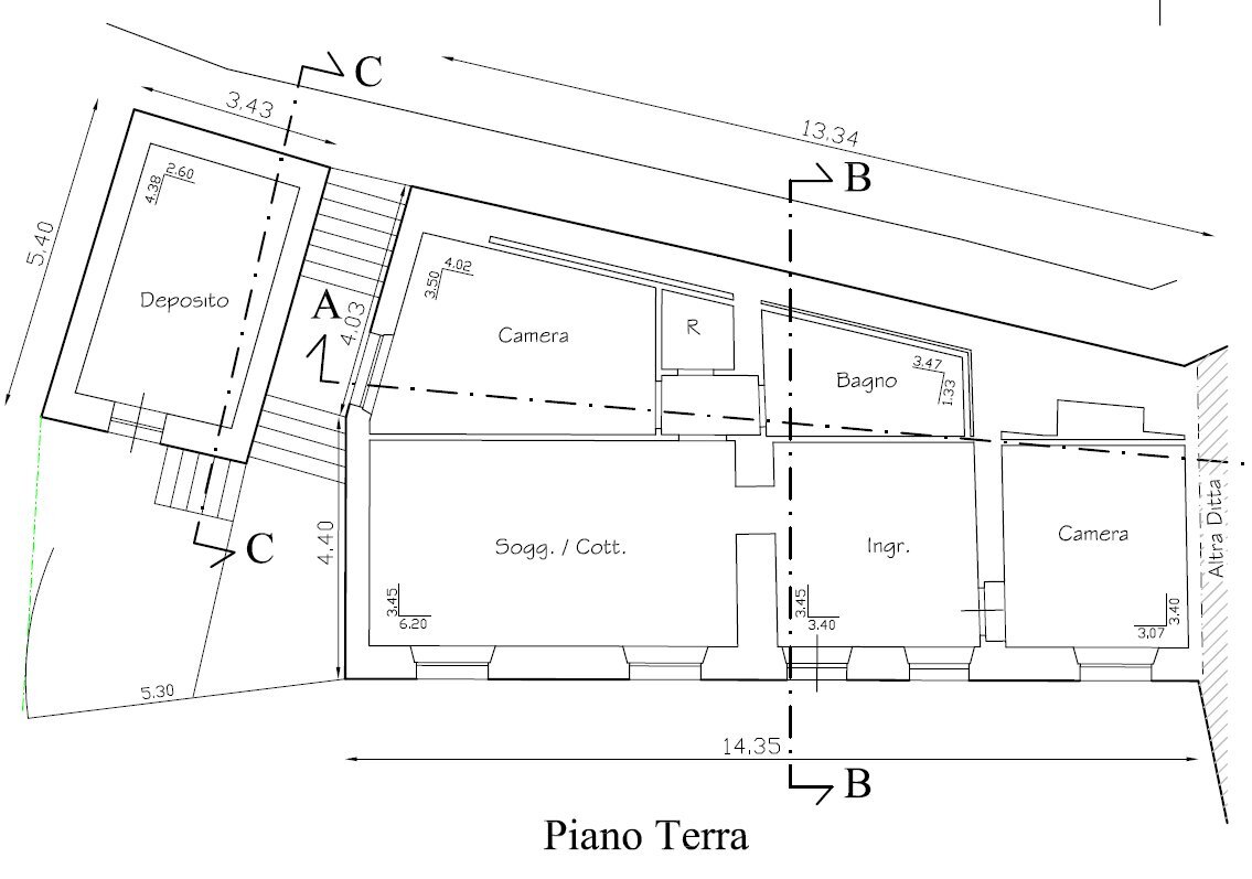Immagine1.jpg - Casale Via Costigliolo, Cogorno - floor plans 1