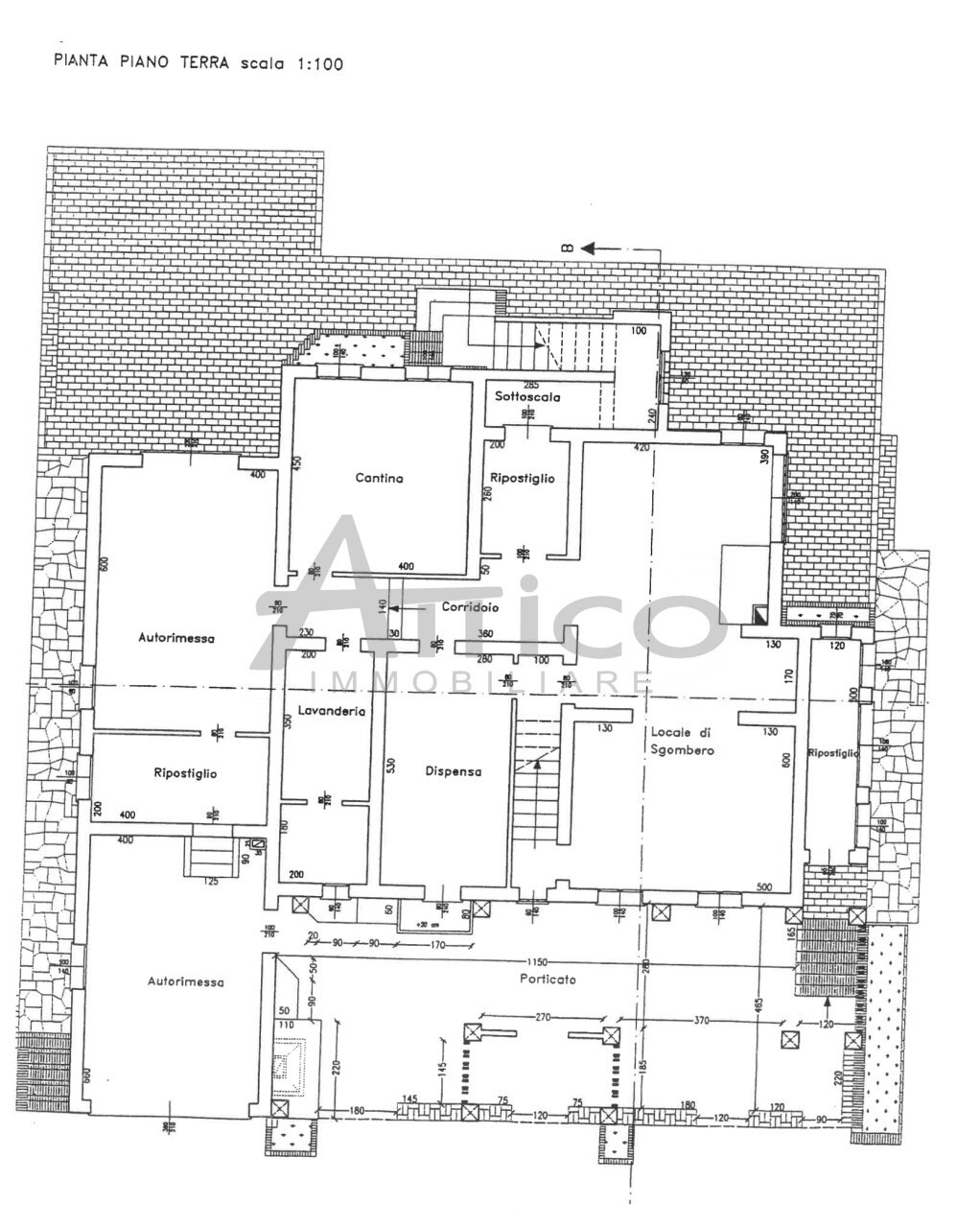 Piano Terra.png - Villa Via Arginone Cornè 1939, Arquà Polesine - floor plans 1