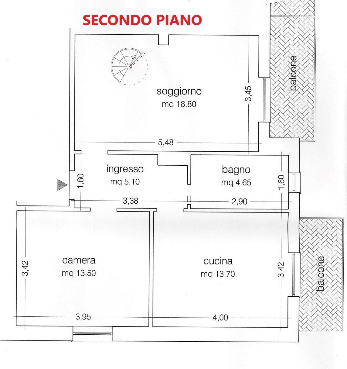 planimetria piano descrittiva.jpg - Apartment Via Isonzo 16, Loano - floor plans 1