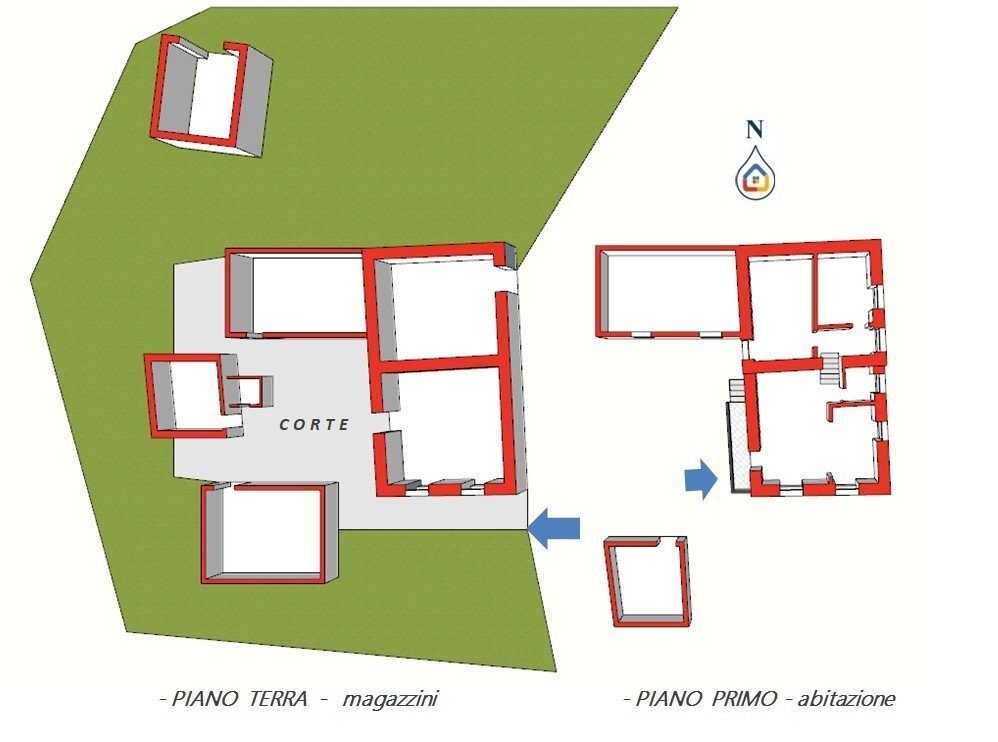 BOGLIASCO VIA PALE.jpg - Independent house Via Pale 11, Bogliasco - floor plans 1