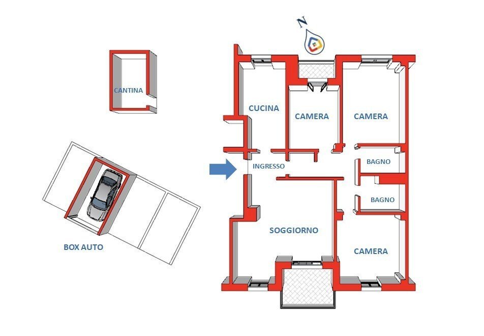 VIA DEGLI IRIS 15.jpg - Appartamento Via degli Iris 15, Genova - planimetria 1