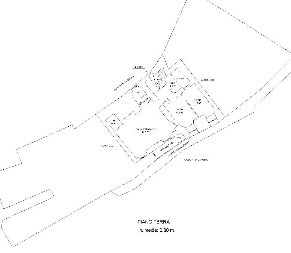 PLAN 1.jpg - Ristorante Via Romolo Moreno 12, Sanremo - planimetria 1