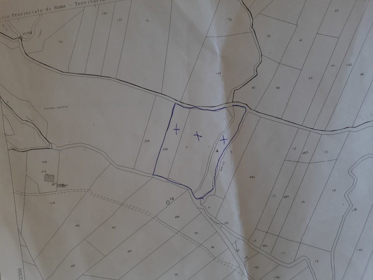 viadellavalle.jpg - Terreno agricolo Via della valle s.n.c, Morlupo - planimetria 1