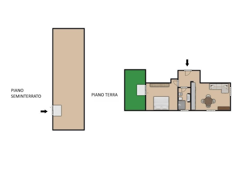 Piantina - Trilocale Varazze - planimetria 1