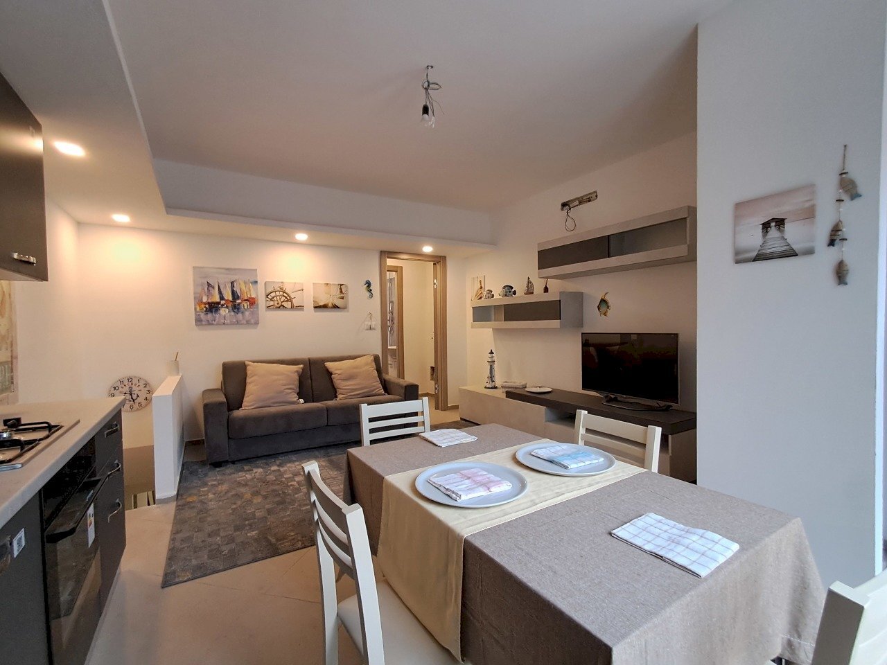 soggiorno angolo cottura - Bilocale Loano - foto 2