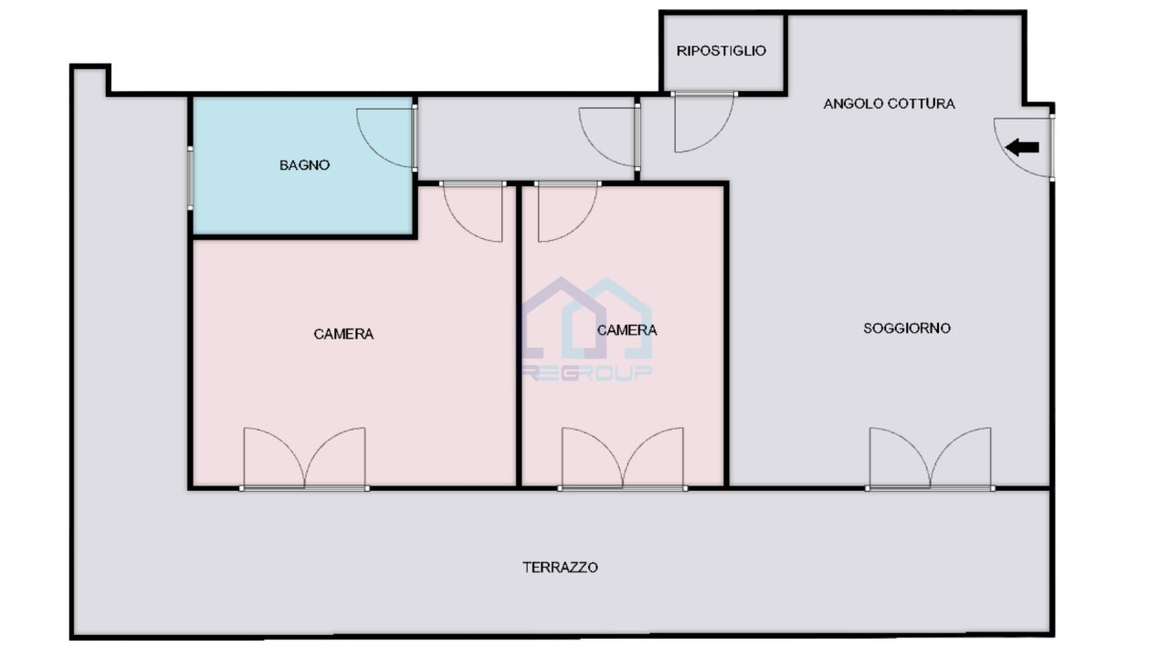PLANIMETRIA - Quadrilocale Via Privata Vistamare 6, Savona - planimetria 1