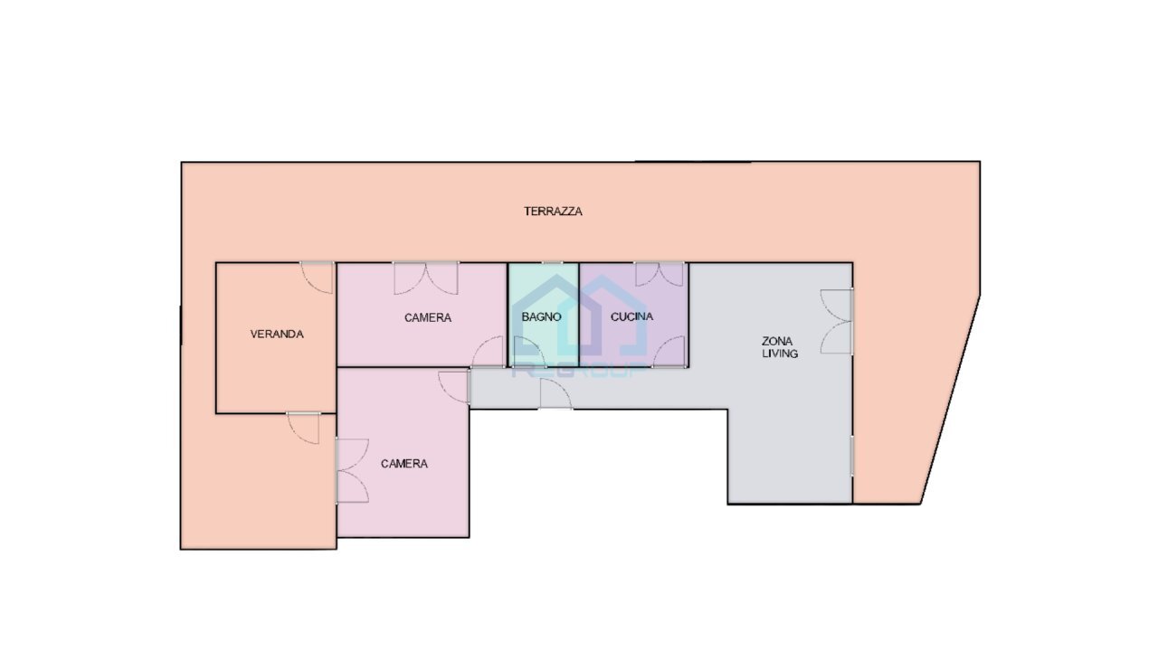 planimetria - Appartamento piazzale piemonte  9, Albissola Marina - planimetria 1