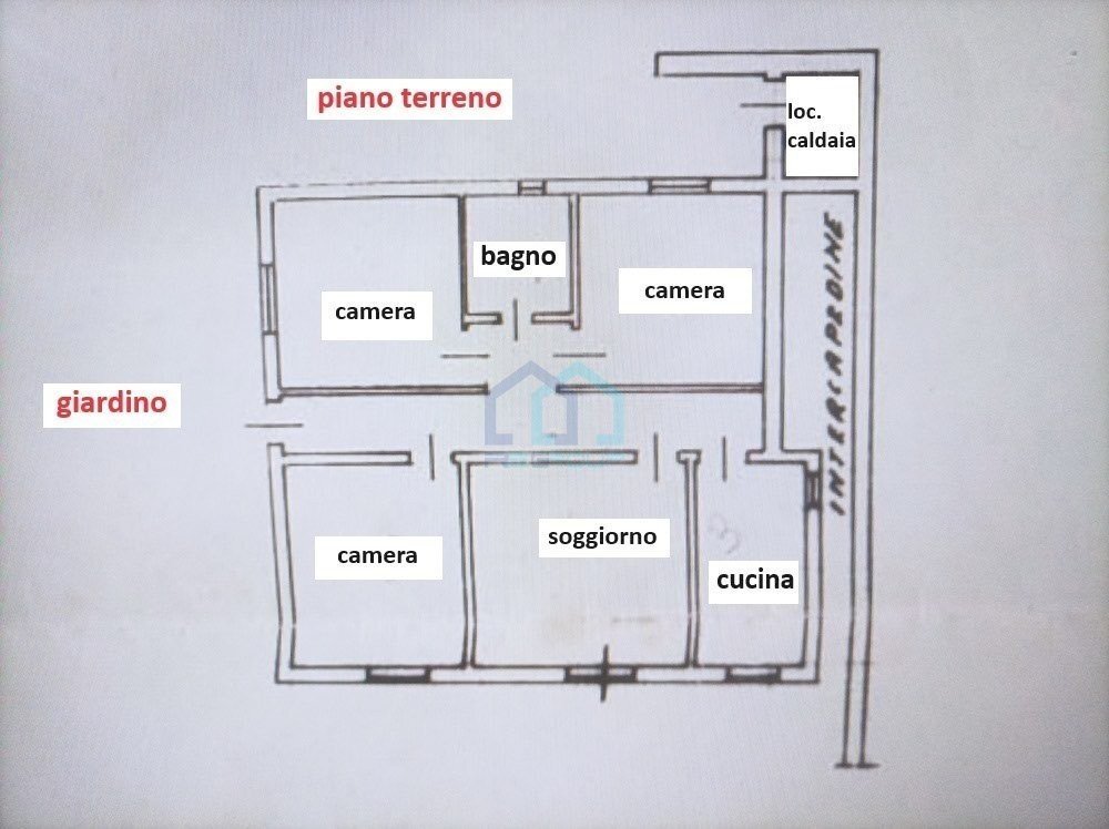 piano terreno - Independent house località corona, Stella - floor plans 1