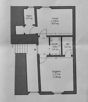 Planimetria.jpeg - Two-room apartment Piazza Tasso, Firenze - floor plans 1