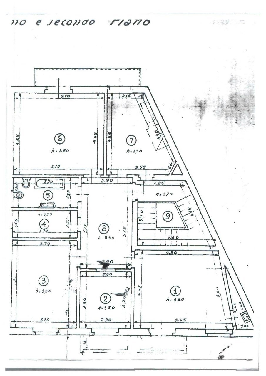 planimetria.jpg - Appartamento Via Benedetto Marcello, Firenze - planimetria 1