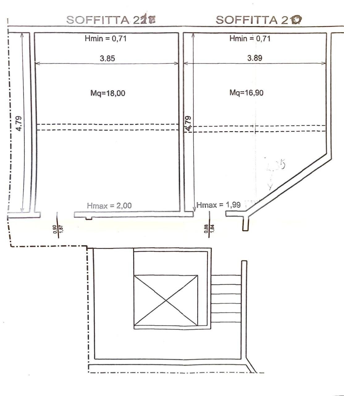 Planimetria.jpeg - Magazzino Via Ulivelli, Firenze - planimetria 1