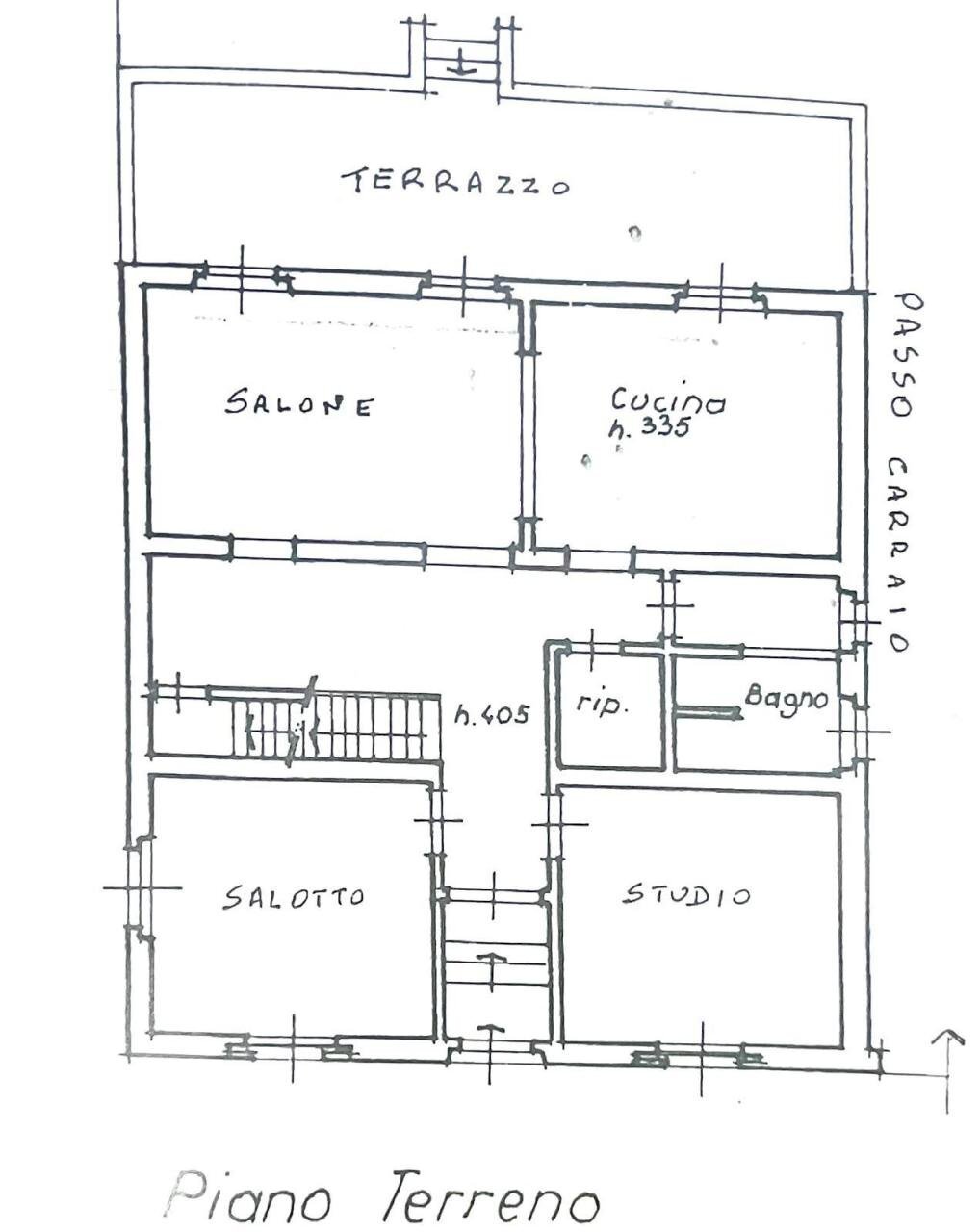 Plan p terra.jpeg - Terratetto - Terracielo Via Petrella, Firenze - planimetria 1