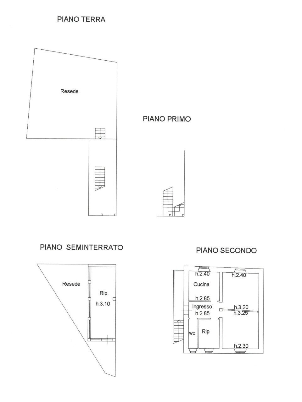 planimetria - Villa Via dell'Appennino, Vernio - planimetria 1