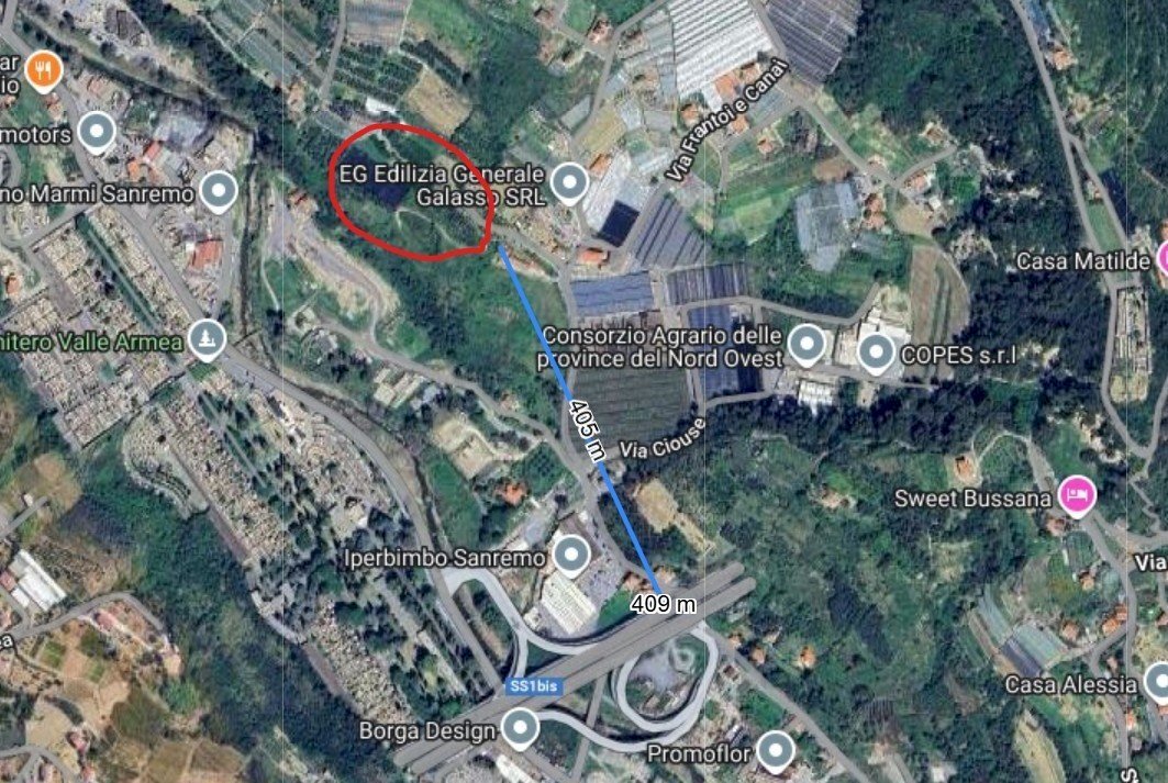 Cartografia 2.jpg - Building land Via Ciouse 15, Sanremo - photo 1