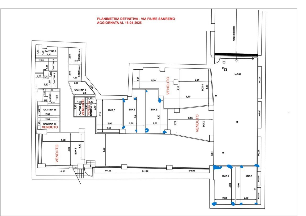 plan garage.jpeg - Box Rondò G. Garibaldi 16, Sanremo - foto 1