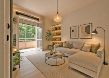 rendering soggiorno - Four-room apartment Via Verbano 16, Leggiuno - photo 1