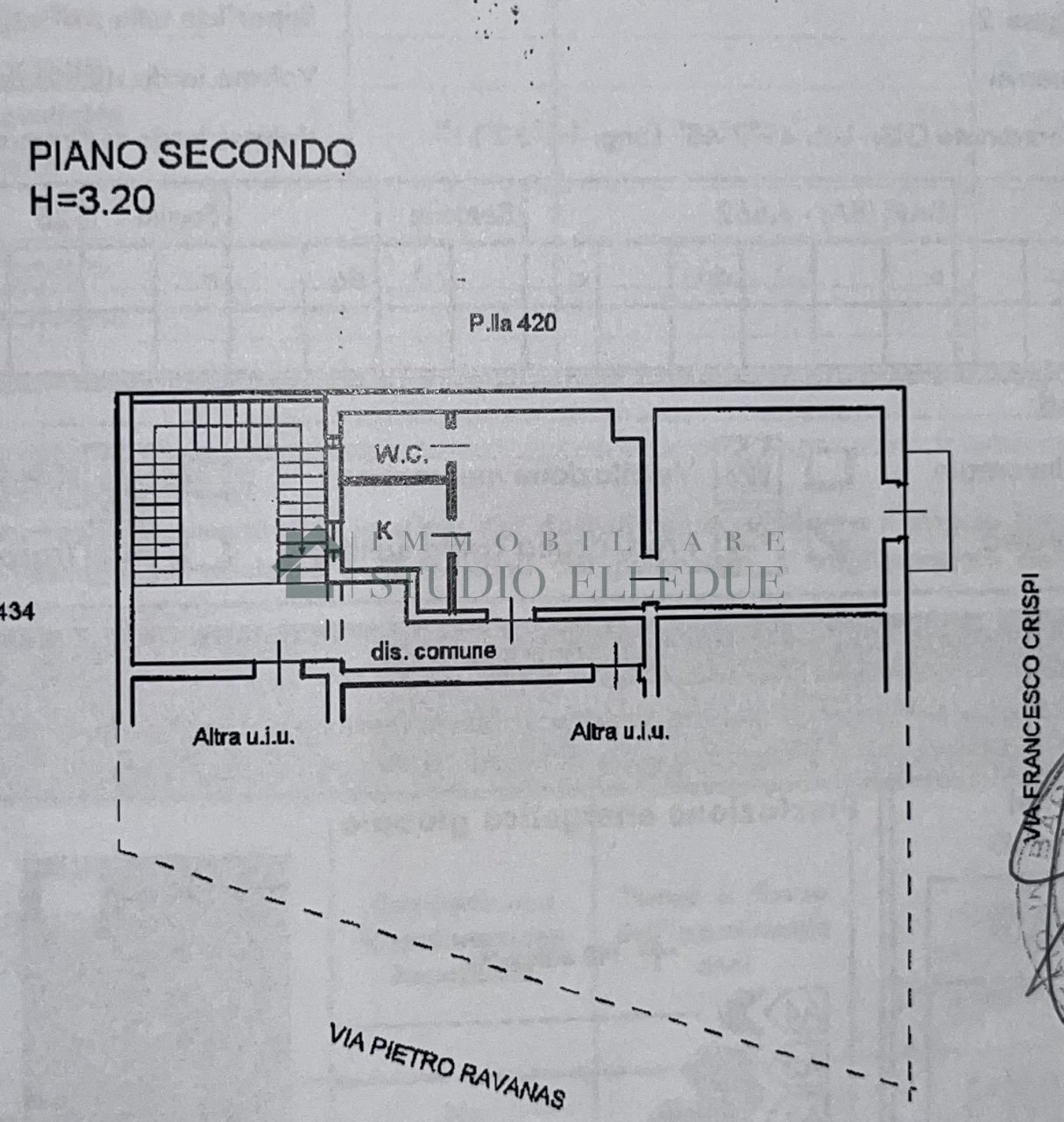 IMG_4488.jpeg - Two-room apartment Via Pietro Ravanas 107, Bari - floor plans 1