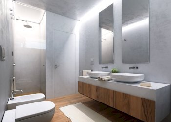 modello 3D via Monteberico - bagno 3.jpg - Casa indipendente Marcon - foto 5