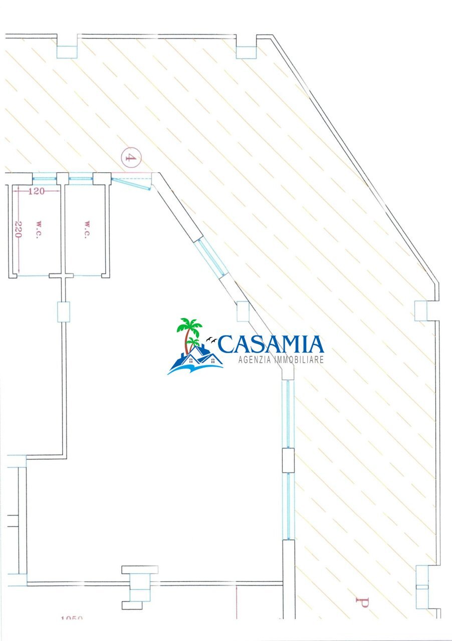 Locale ufficio Centobuchi Agenzia Immobiliare Casa - Ufficio Monteprandone - planimetria 1