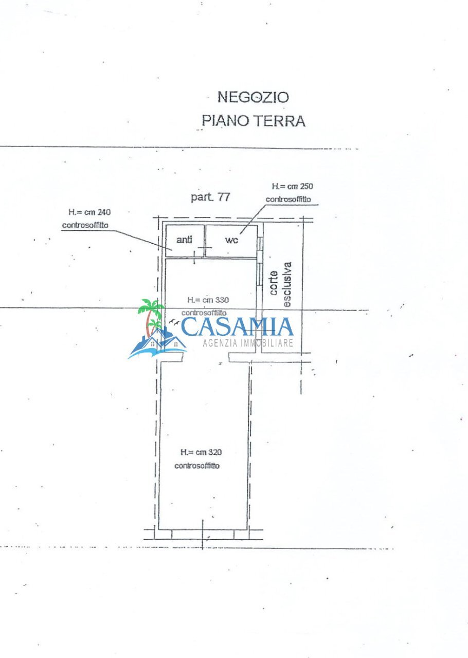 Locale commerciale S.Benedetto Del Tronto Agenzia - Locale Commerciale San Benedetto del Tronto - planimetria 1