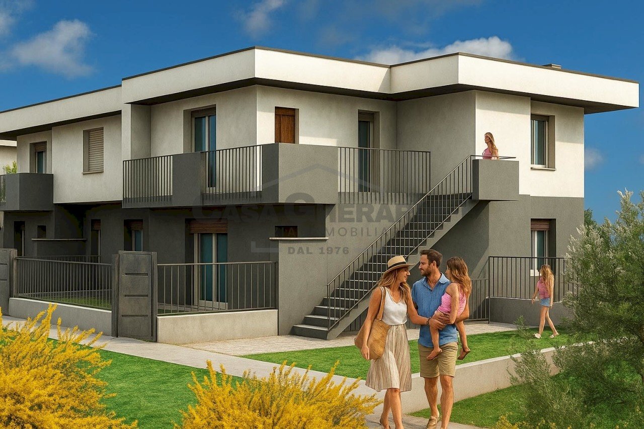 vista edificio A lato nord est.jpg - Three-room apartment Via Giuseppe Garibaldi, Bonate Sotto - photo 2