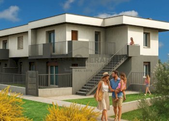 vista edificio A lato nord est.jpg - Three-room apartment Via Giuseppe Garibaldi, Bonate Sotto - photo 2