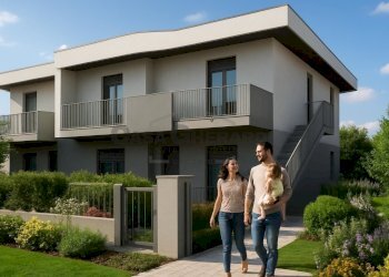 vista edificio A.jpg - Three-room apartment Via Giuseppe Garibaldi, Bonate Sotto - photo 5