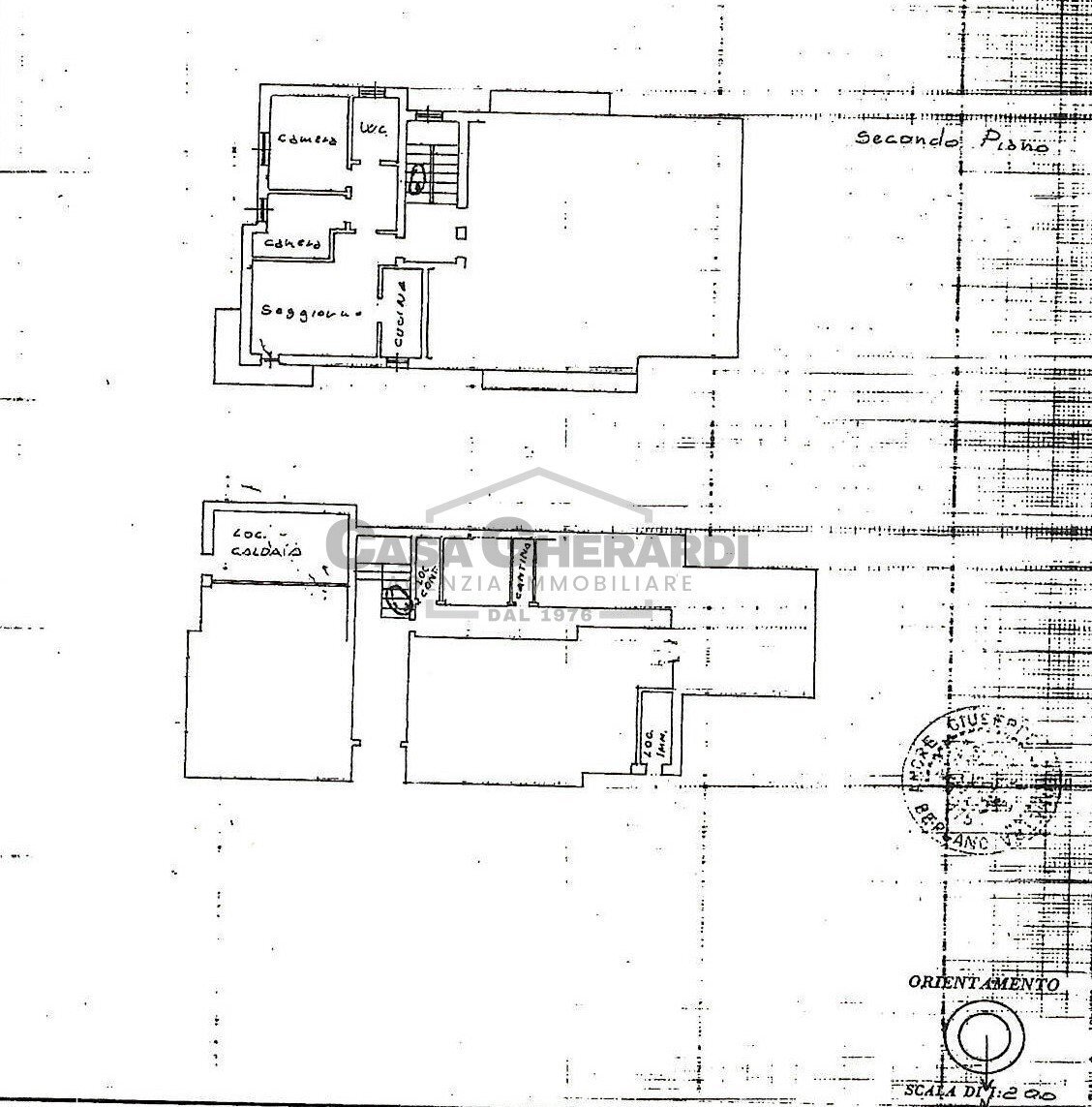 PIANTINA APPARTAMENTO.jpg - Three-room apartment Via Centro  4, Zogno - floor plans 1