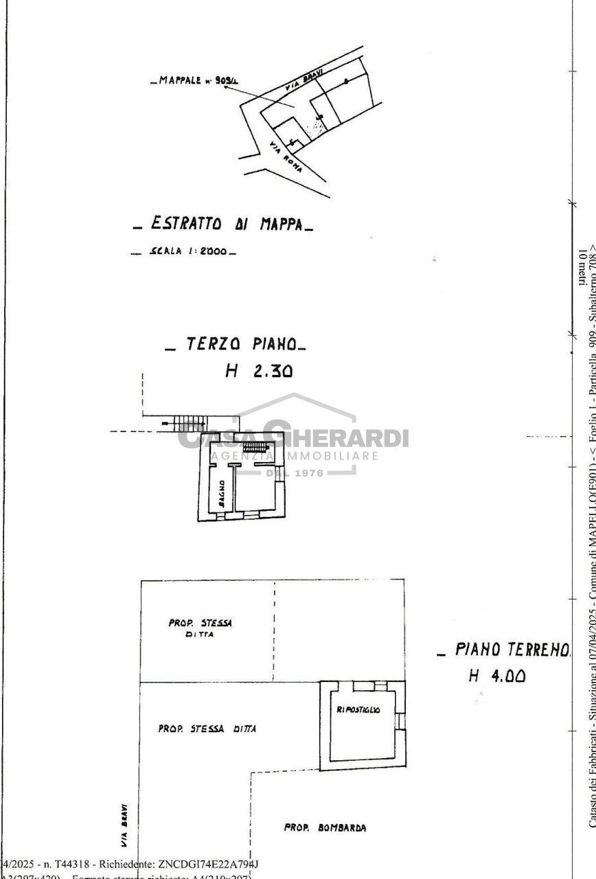 PIANTINA2.jpg - Rustico Via Giuseppe Bravi, Mapello - planimetria 1