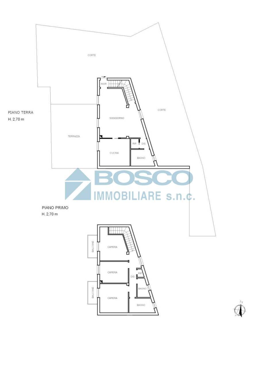 planimetria.jpg - Villa Raspolini, La Spezia - floor plans 1