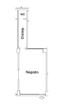 negozio dx pic.jpg - Locale Commerciale Porcia - planimetria 1