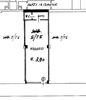 negozio sx gra.jpg - Locale Commerciale Porcia - planimetria 1
