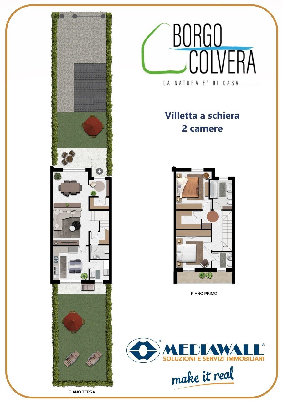 2 camere ok.jpg - Villa a Schiera Via Tina Merlin 13, Maniago - planimetria 1