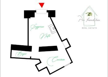 PLANIMETRIA VIA ZUNINO JPG.jpg - Bilocale Via Zunino, Rapallo - foto 19