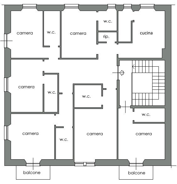 8 plan scritt.jpg - Attico Santa Margherita Ligure - planimetria 1