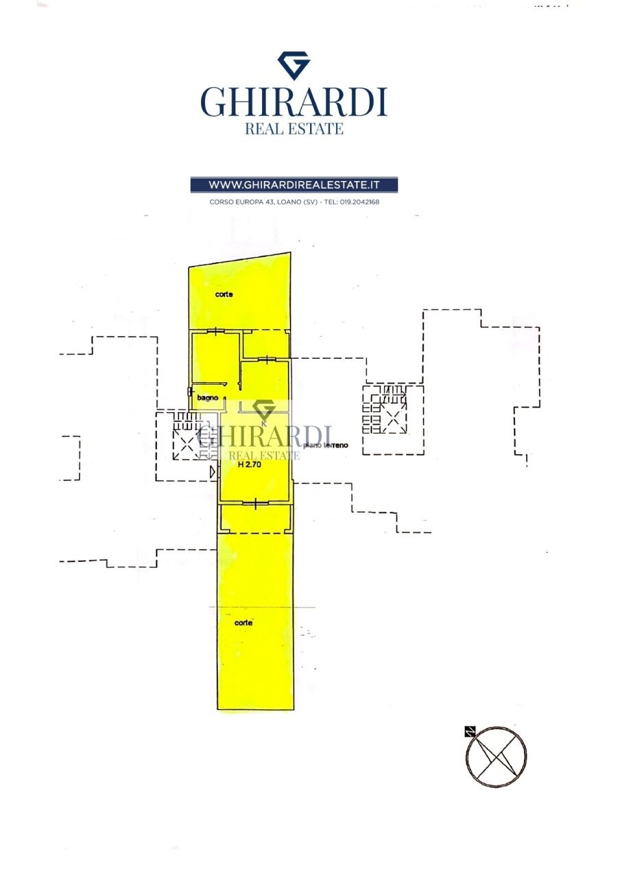 planimetria Jpg logggata.jpg - Trilocale Via Aurelia 34, Loano - planimetria 1