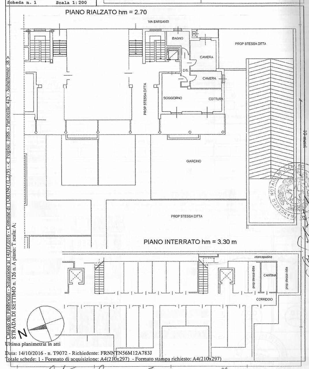 Document_251010_124855.jpg - Four-room apartment Strada di Settimo 126, Torino - floor plans 1