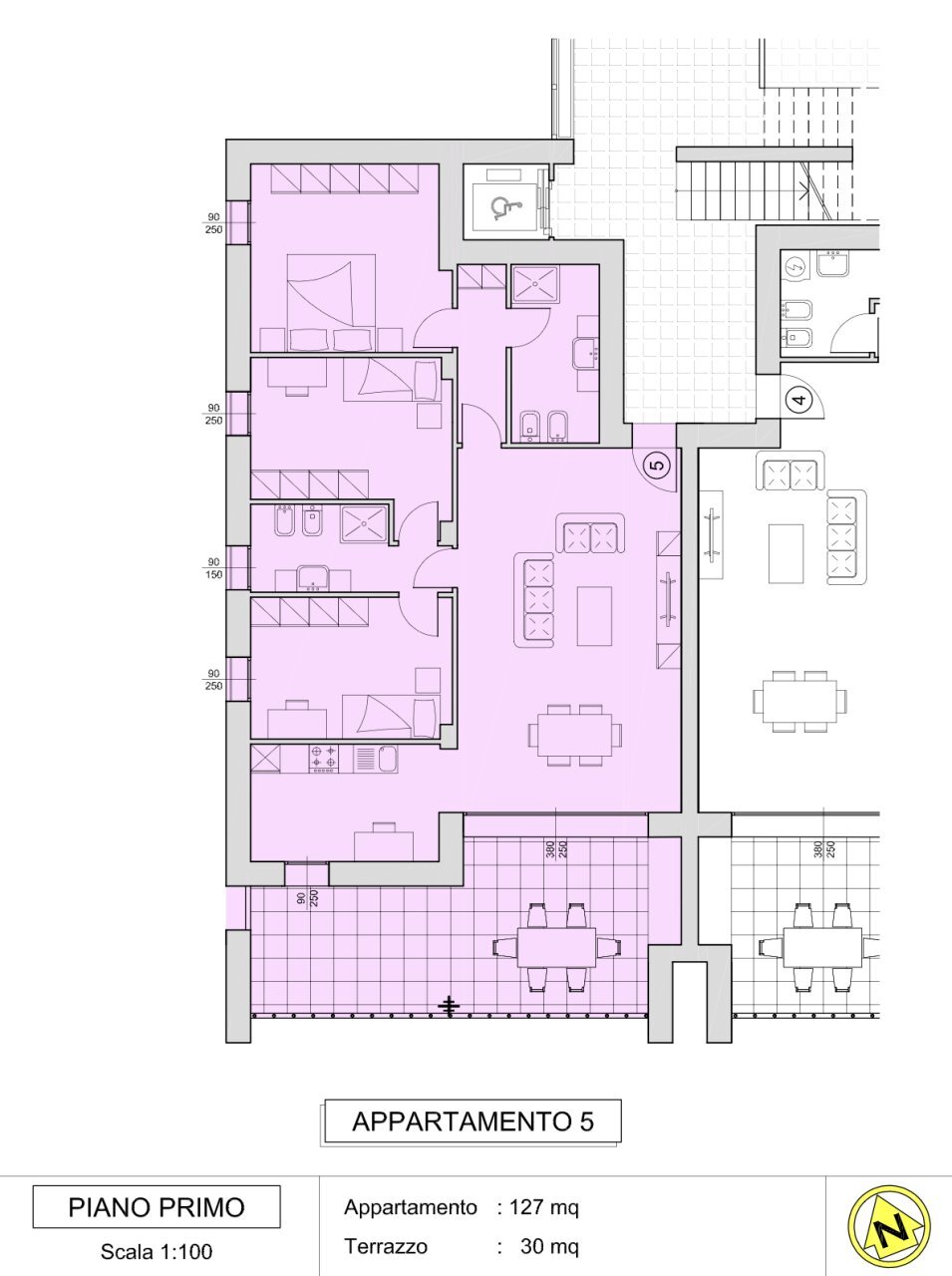 APP 5.png - Four-room apartment Reggio nell'Emilia - photo 3
