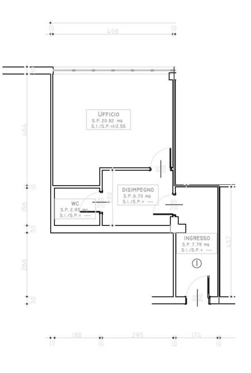 planimetria.jpg - Office Reggio nell'Emilia - photo 1