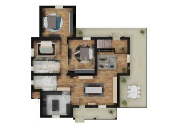 Planimetria_Ipotesi-Progetto1 - Villa Via Aldo Moro 36, Morlupo - photo 8