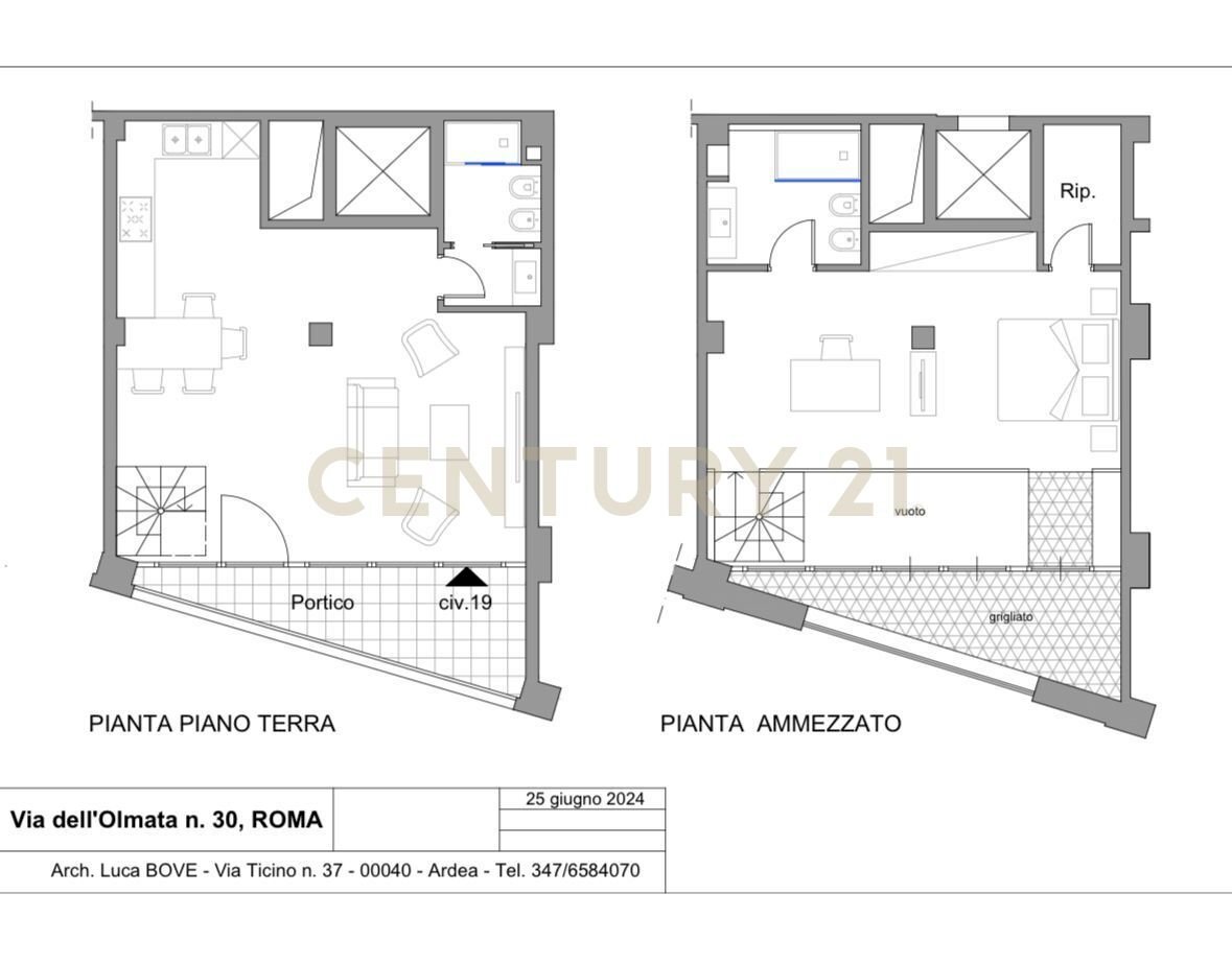 Via dell\' Olmata - Loft Via dell'Olmata 30, Roma - planimetria 1
