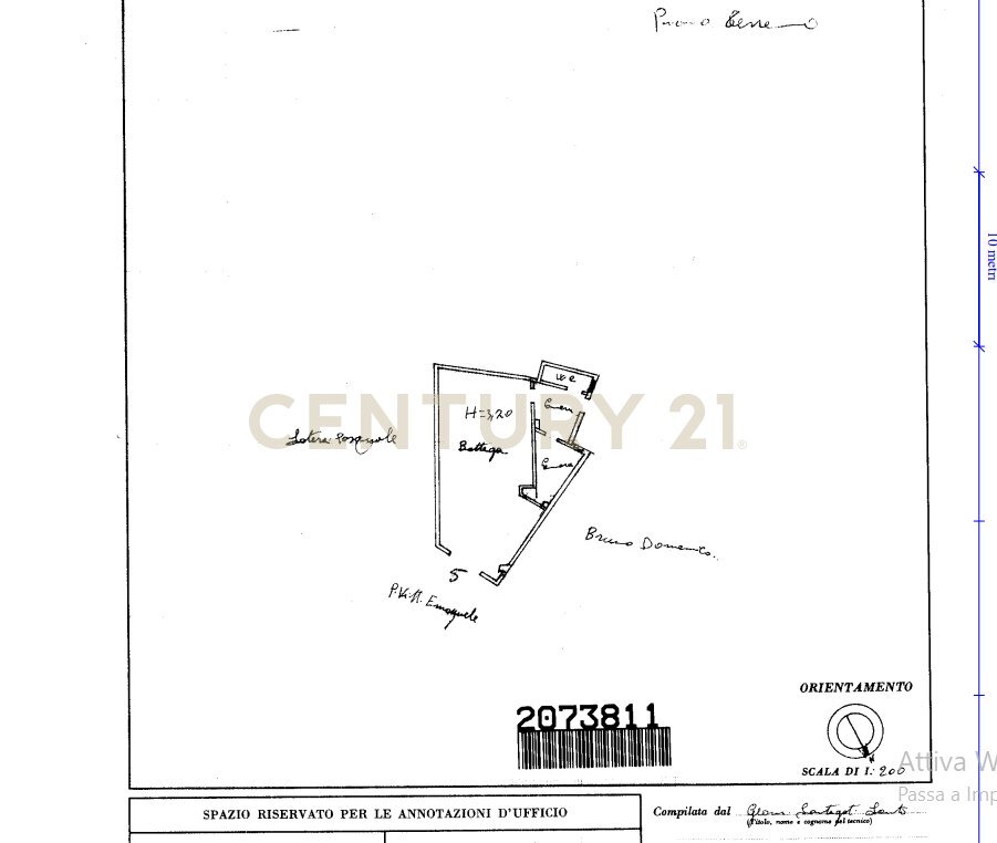 bottega nicolosi.png - Commercial Premises Piazza Vittorio Emanuele, Nicolosi - floor plans 1