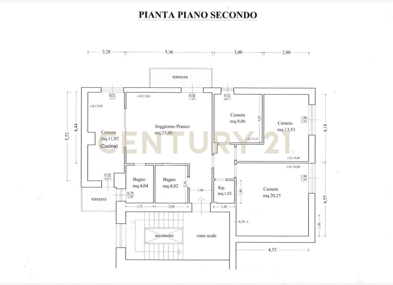 planimetria senza cabina armadio.jpeg - Appartamento Grosseto - planimetria 1